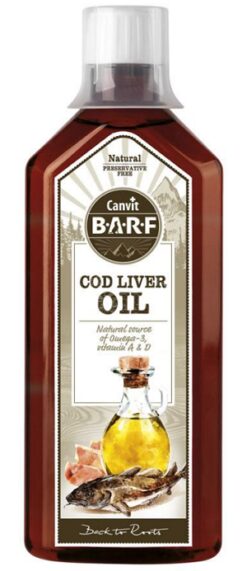 Canvit BARF Cod Liver Oil 0,5 l Canvit www.bohre.sk