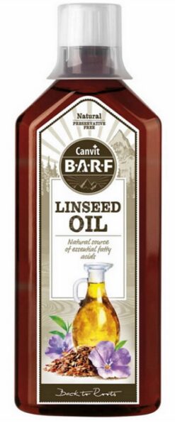 Canvit BARF Linseed Oil 0,5 l Canvit www.bohre.sk