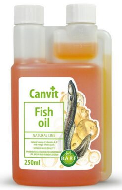 Canvit Fish Oil vysoko kvalitný rybí olej na zdravú srsť a vitalitu pre psy 250 ml Canvit www.bohre.sk