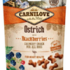 Carnilove Dog bezobilné mäsové maškrty pre psy všetkých plemien s pštrosím mäsom a černicami 200g CARNILOVE www.bohre.sk
