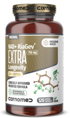 CarnoMed NAD+ RiaGev EXTRA Longevity 120mg CarnoMed, s.r.o. www.bohre.sk