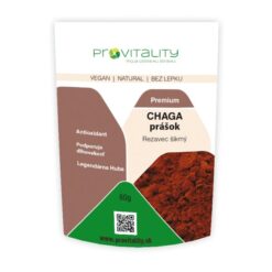 Chaga prášok - huba čaga Provitality www.bohre.sk
