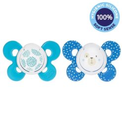 Chicco Physio Comfort silikon chlapec bodky/macko 2 ks V000908 CHICCO www.bohre.sk
