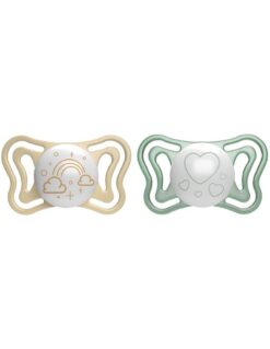 Chicco Physio Light Physio Forma Night cumlík Gold/Green 2 ks CHICCO www.bohre.sk