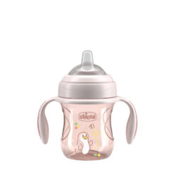 Chicco Transition Cup tréningový hrnček s držadlami Pink 200 ml CHICCO www.bohre.sk