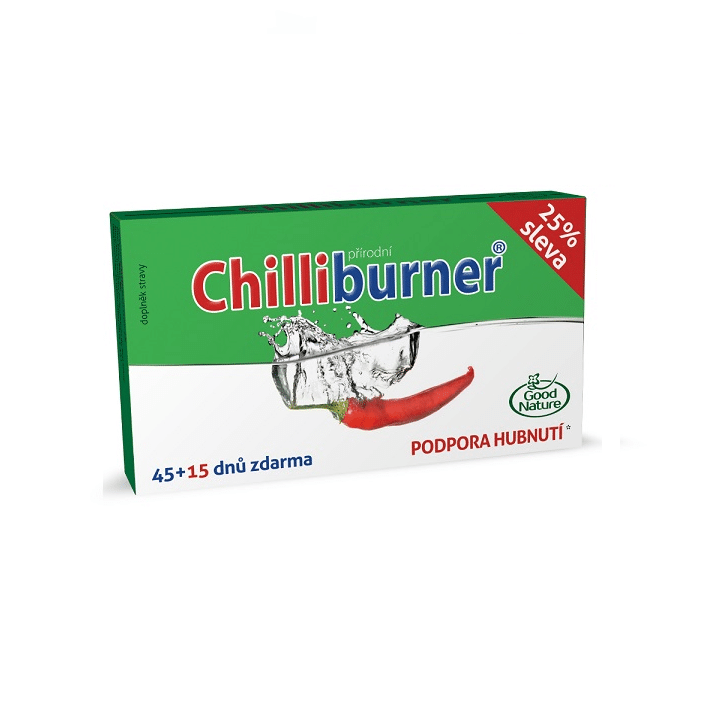 Chilliburner®, podpora chudnutia, 60 tbl exsp. 31/12/2025 Chilliburner | Chudnutie www.bohre.sk