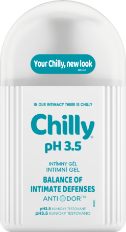 Chilly pH 3,5 intímny gél s kyselinou mliečnou 200 ml Chilly www.bohre.sk