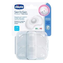 Chránič bradavky SkinToSkin silikón 2 ks, S/M CHICCO www.bohre.sk