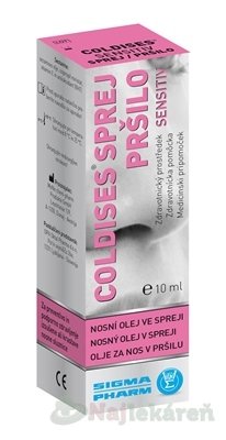 Coldises Sensitive nosový olej v spreji, 10 ml Coldises www.bohre.sk