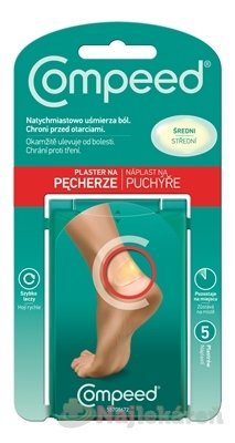 Compeed Náplasť na pľuzgiere 5ks Compeed www.bohre.sk