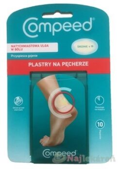 Compeed gélová náplasť na pľuzgiere, 10 ks Compeed www.bohre.sk