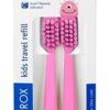 Curaprox Kids Travel Refill CS 5500 Ružové Ultra soft náhradné hlavičky 2 ks CURAPROX www.bohre.sk