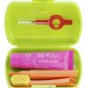 Curaprox Travel Set zubná kefka + CPS medzizubné kefky 2 ks + zubná pasta 10 ml darčeková sada, zelený CURAPROX www.bohre.sk