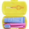 Curaprox Travel Set zubná kefka + CPS medzizubné kefky 2 ks + zubná pasta 10 ml darčeková sada, žltý CURAPROX www.bohre.sk