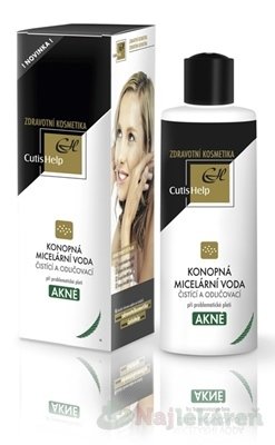 CutisHelp AKNÉ konopná micelárna voda 200ml CutisHelp www.bohre.sk