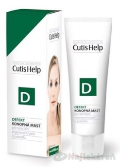 CutisHelp DEFEKT konopná masť - nová 50ml CutisHelp www.bohre.sk