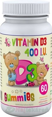 D3 Gummies 60 pektinových bonbónů Pharma Activ www.bohre.sk