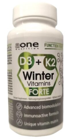 D3 + K2 - winter Vitamins FORTE - Aone 200 tbl Aone Nutrition www.bohre.sk