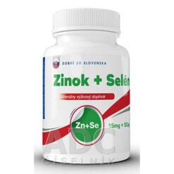 DOBRÉ ZO SLOVENSKA Zinok 15 mg + Selén 50 µg 100 + 20 tabliet ZADARMO Dobré z SK www.bohre.sk