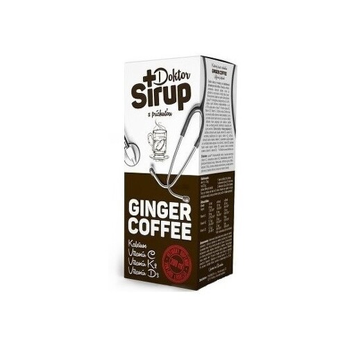 DOKTOR SIRUP Kalciový sirup ginger coffee 200 ml Doktor Sirup www.bohre.sk