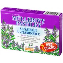 DR. MÜLLER Pastilky so šalviou a vitamínom C bez cukru 12 kusov DR. MÜLLER www.bohre.sk