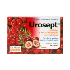 DR. MÜLLER Urosept brusnicový extrakt 16 tabliet DR. MÜLLER www.bohre.sk