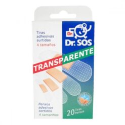 DR. SOS Transparent náplasť vodeodolná 20 kusov Dr. SOS www.bohre.sk