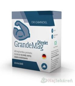 DR.GRANDEL GRANDEMAG DIREKT vrecúška (prášok 400 mg horčíka) 16 ks Dr.Grandel www.bohre.sk