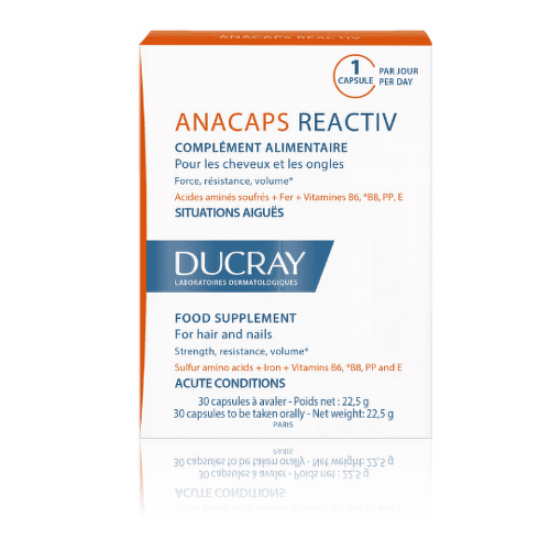 DUCRAY Anacaps reactiv podpora pre vlasy 30 kapsúl DUCRAY www.bohre.sk