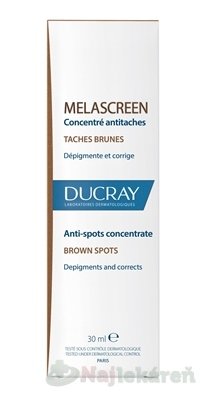DUCRAY Melascreen koncentrát proti pigmentovým škvrnám 30ml Ducray www.bohre.sk