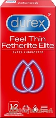 DUREX Feel Thin Extra Lubricated kondóm 12 ks Durex www.bohre.sk