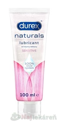 DUREX Naturals Sensitive lubrikačný gél 100 ml Durex www.bohre.sk
