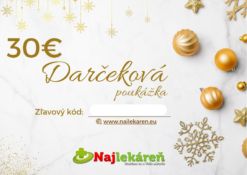 Darčeková poukážka na nákup v eshope Najlekáreň v hodnote 30€ Najlekáreň www.bohre.sk