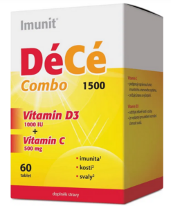 DéCé Combo 1500 Imunit tabliet Vitamín D3 1000 IU + Vitamín C 500 mg 60 tabliet Simply You www.bohre.sk