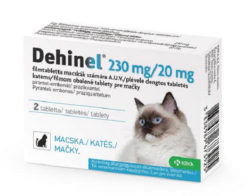 Dehinel 230 mg/20 mg pre mačky 2 tbl  www.bohre.sk