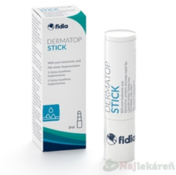 Dermatop Stick tyčinka na pery ochranný balzam na suché a popraskané pery 3 ml Fidia Farmaceutici, S.p.A. www.bohre.sk