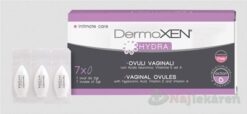 DermoXEN HYDRA vaginálne globule proti suchosti 7 kusov DermoXEN www.bohre.sk