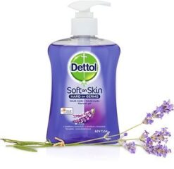 Dettol Antibakterial tekuté mydlo s levanduľou a výťažkami z hrozna dávkovač 250 ml Dettol www.bohre.sk