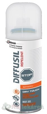 Diffusil Dry Touch repelent proti komárom a kliešťom 100 ml Diffusil www.bohre.sk