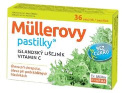 Dr. Müller Pharma MÜLLEROVE PASTILKY s island. lišajníkom a vit. C bez cukru 36 pastiliek Dr. Müller Pharma s.r.o. www.bohre.sk