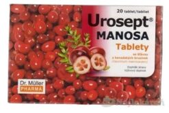 Dr. Müller Urosept MANOSA 20 tabliet Urosept www.bohre.sk
