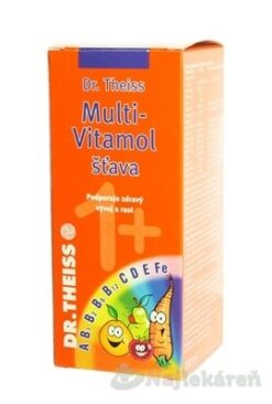 Dr. Theiss Naturwaren GmbH Dr.Theiss Multi Vitamol 1+ šťava 200 ml Dr. Theiss www.bohre.sk