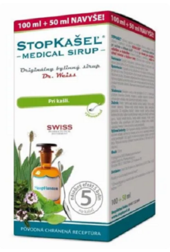 Dr. Weiss Stopkašeľ sirup 150 ml Stop Kašeľ www.bohre.sk
