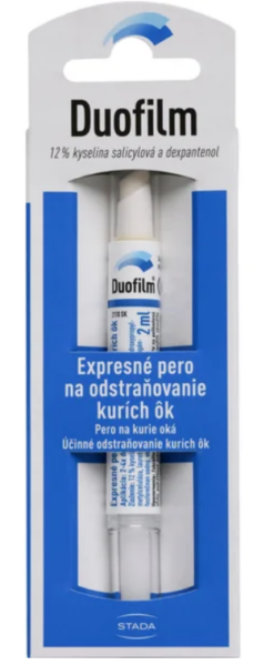Duofilm expresné pero na odstraňovanie kurích ôk 2ml Stada www.bohre.sk