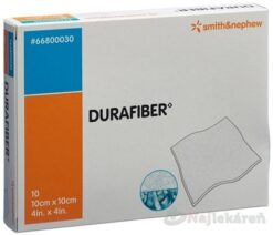 Durafiber Krytie na rany 10 x 10 cm absorpčné gélujúce krytie z hydrovlákna 10 ks Smith & nephew divizia donj www.bohre.sk