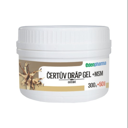 EDENPHARMA Čertov pazúr gél + MSM 300 g + 50 g ZADARMO EDENPharma www.bohre.sk