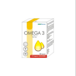 EDENPHARMA Omega 3 60 + 10 kapsúl ZADARMO EDENPharma www.bohre.sk