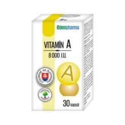 EDENPHARMA Vitamín A 8000 I.U. 30 kapsúl EDENPharma www.bohre.sk