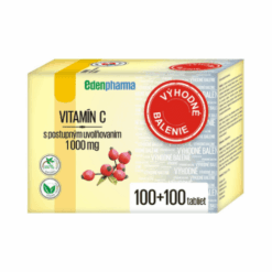 EDENPHARMA Vitamín C 1000 mg výhodné balenie 200 tabliet EDENPharma www.bohre.sk