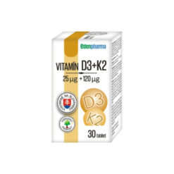 EDENPHARMA Vitamín D3 + K2 30 tabliet EDENPharma www.bohre.sk